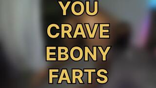 Taken Ebony Goddess On All Fours farting pov- Sniff My Farts You Pathetic Loser