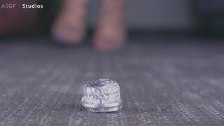 PUNY Space travelers land on GIANT PLANET! Latina MILF wipes out their fleet under her cork heels! GIANTESS CRUSH!