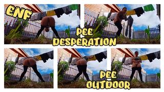 PEE DESPERATION - PEE OUTDOOR - ENF - BUTTCRACK