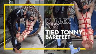 Bound to Laugh: The Rubber Boy Game (1080p) Gay Bondage - Gay Domination - Foot Fetish - Rubber - Socks - Sneaker - Ropes - BDSM