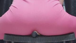 Tiny Man Crushed on My Chair – Giantess Tights Fart Domination
