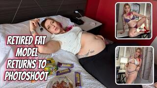 Retired Fat Model Returns To Photoshoot