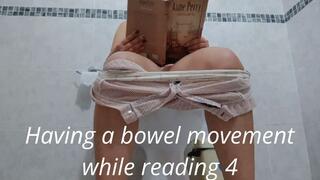 Having a bowel movement while reading 4