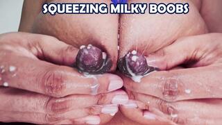 Sqeezing milk boobs - Bianca
