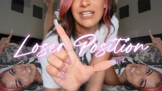 “Loser Position” [FEMDOM + CEI]