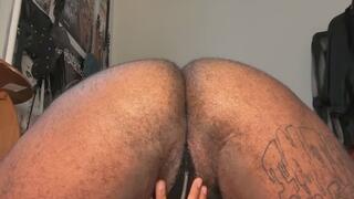 Soaking My Leather Thong (Bullet Vibrator Orgasm)