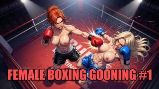 Female Boxing Gooning #1: Ring Queen's Goon Trance Beatdown