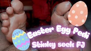 MFYT easter egg shiny purple stinky sock fj
