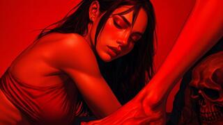 sexy model plays with and strokes her friends foot as she wiggles her toes