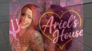 Super Hot Kiss Under the Shower clip 4 by Ariel and Naty CAM FULL HD