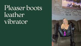 leather and pleaser boots