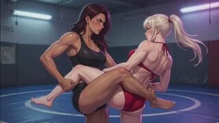 Female Wrestling Fantasies #26: Confessions of a Sweaty Mat Submission