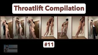 Throatlift compilation #11 including all variations