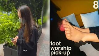 Med Student Is Picked Up Right After Finishing Her Shift at the Hospital To Have Her Toes Sucked - Foot Worship Pick Up 8