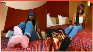 Tickling This Mexican Babe's Small Feet Before Licking The Clean - Foot Tickling Frenzy Vol. 1