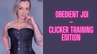 Obedient JOI - Clicker Training Edition