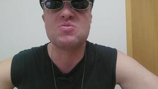 I am giant police officer. Smurfs were driving too fast and I will swallow them now