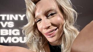 Tiny Man Big Mouth Giantess Vore Fantasy (SHRINKING FETISH)