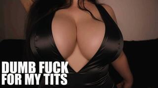 Dumb Fuck For My Tits – Goddess Worship. JOI. Tit Worship. Slave Training