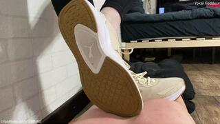 Doing some cardio on My pathetic rug after the gym