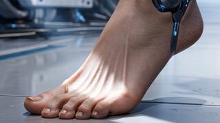 Barefoot Cyborg Domination POV — You’re Beneath Me