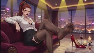 Foot Worship Fantasies #25B: Confessions of a Foot Goddess (Animated)