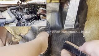 I made a good one today! Cranking, revving, and surprise ending!