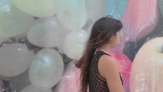 Flashing In Supermarket and Fucking Cucumber in Public