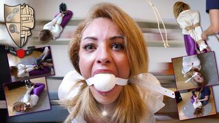 PSJ-2024-AZ-03 Alba Zevon Tightly Hogtied In Purple Disco Jeans