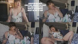 Unsatisfied Wife Admits Cheating SPH BBC Fucking Herself Whilst Describing What He Did To Her Orgasm