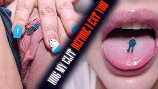 Hug My Clit Before I Eat You (masturbation, vore, gentle to cruel)