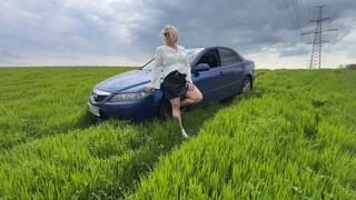 Stuck Twice on a Country Road - CAR STUCK SD