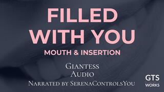 Filled With You… Giantess POV… Micro Male Strapped to Dildo… Oral Tease to Deep Insertion by GTS Works