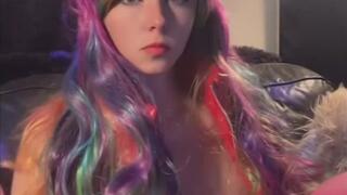 Blowing & riding on Balloons