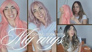 Looking good with my wigs