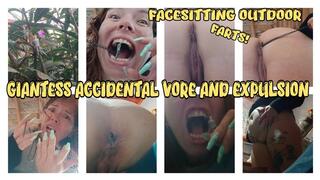 GIANTESS.- ACCIDENTAL ANAL VORE - FACESITTING - EXPULSION - C4SFacesitting26