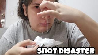 Snot Compilation: Chubby Girl Sneezes a Lot for a Whole Month POV