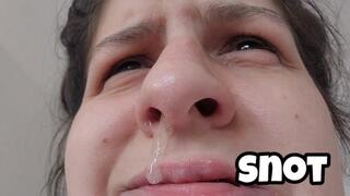 Two Days of Nose Blowing: Chubby Girl Sneezes and Blows Nose Compilation POV
