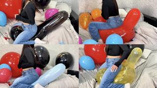Anny S2P Double Feature – Kalisan 24 Big Long Neck Balloons