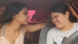 She sprays me in the face with her snotty sneezes