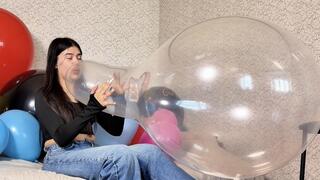 Anny B2P Giant Clear Balloon – Long Neck Pop