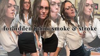 i caught you stealing my cigarettes - forbidden taboo smoke and stroke