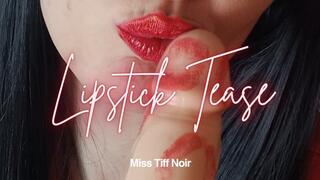 Leaving My Mark - Lipstick Tease Dildo Cock POV edition