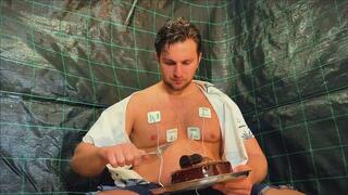 Training Pecs While Eating Cake