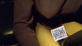 Sarah Gets Horny & Rubs Her Pussy While Cranking & Driving at Night