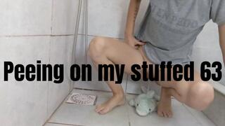 Peeing on my stuffed 63