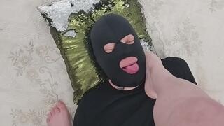 Licking feet and eating out Ms Naughtywellie's new Hunter boots