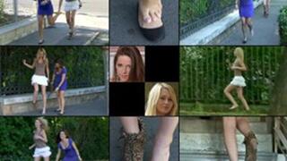 Anthonia & Dee One Shoe Hopping Help (in HD 1920 X 1080)