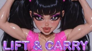 Wedding Carry Domination: Strong Bride Lifts & Fucks Her Helpless Groom