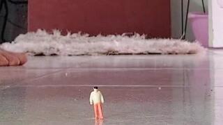 Giantess unaware tiny bf foot crush ,ass crush ,boob crush 720p